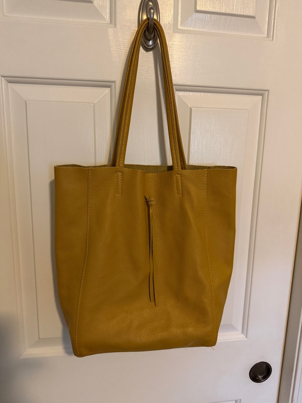 NWOT Vera Pelle Italian Leather Tote